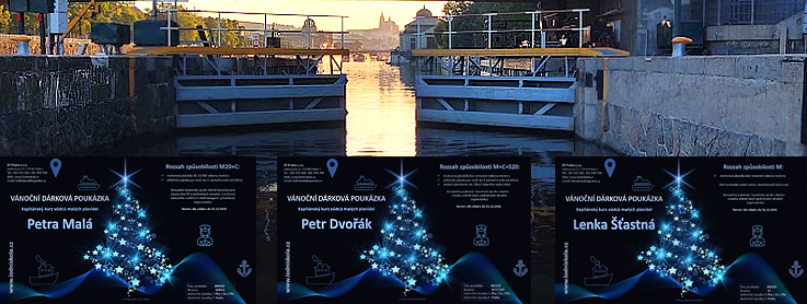 Lodní škola - vánoční dárkové poukázky, originální dárek na celý život